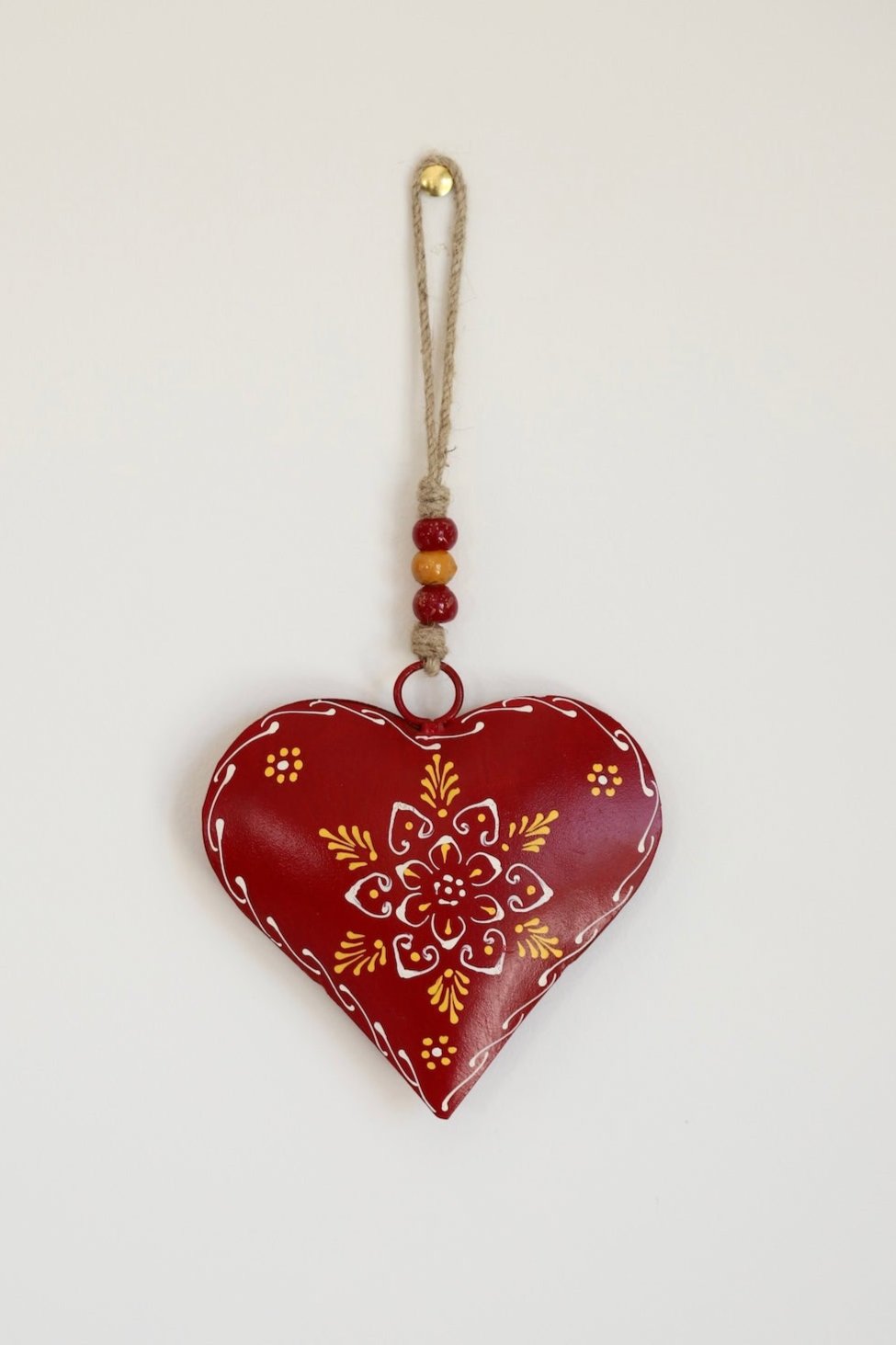 Large Red Painted Heart