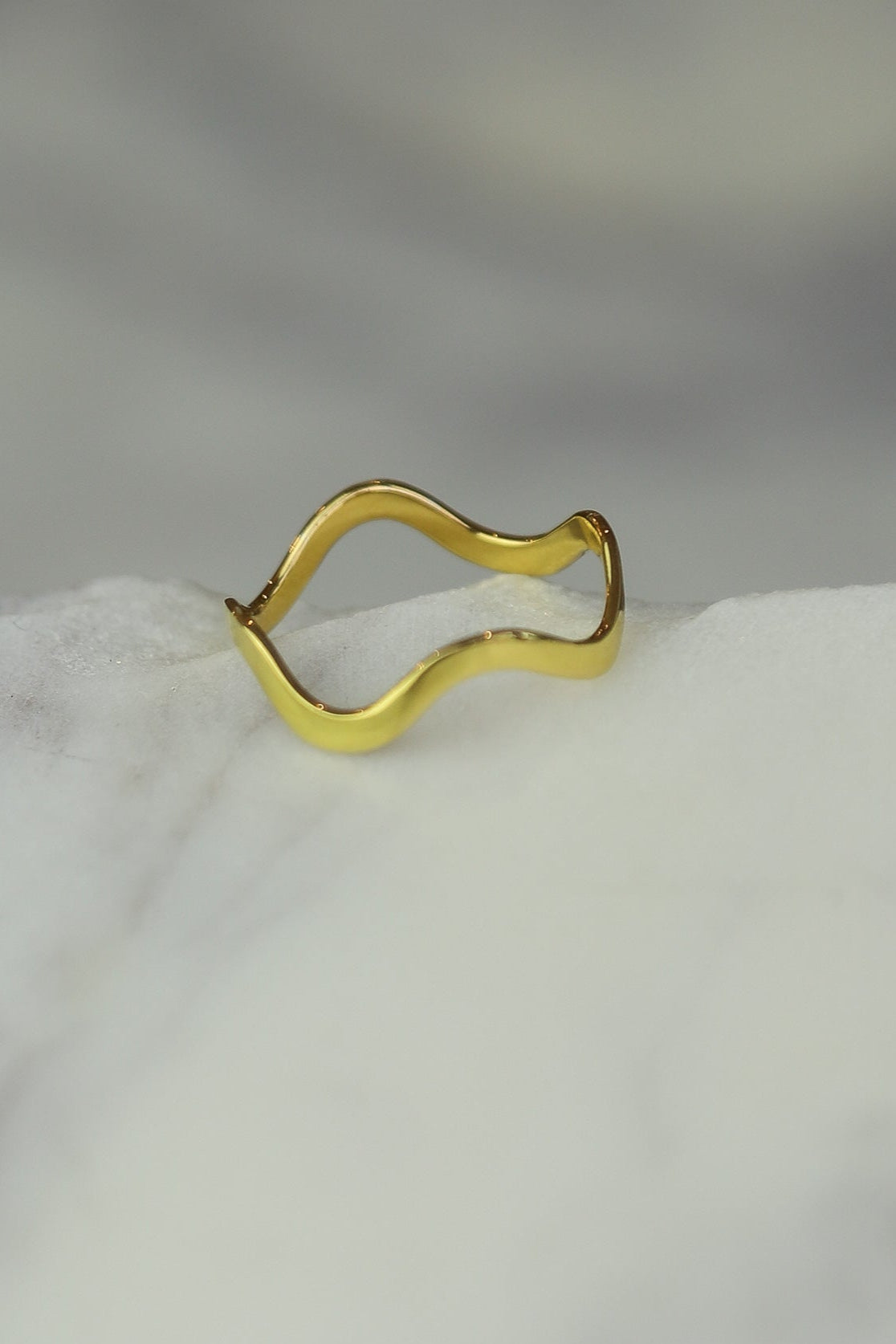 Gold Wave Ring