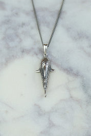 Silver Shark necklace