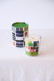 Plum Noir Glass Candle