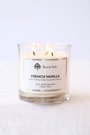 3 Wick French Vanilla Candle