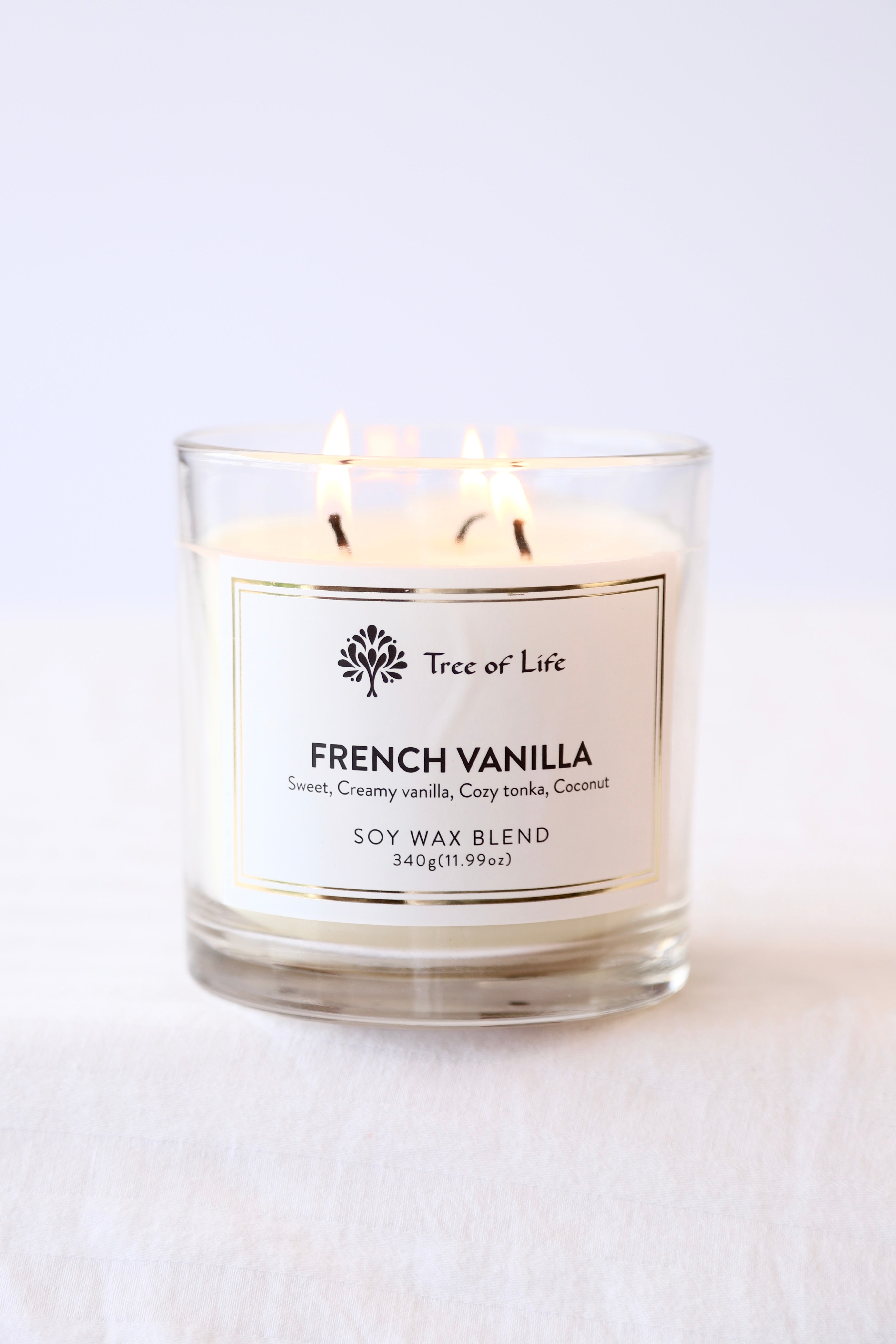 3 Wick French Vanilla Candle