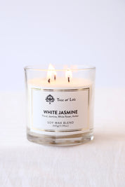 White Jasmine 3 Wick Candle