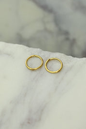 Estele Gold Hoops