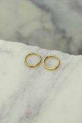 Estele Gold Hoops