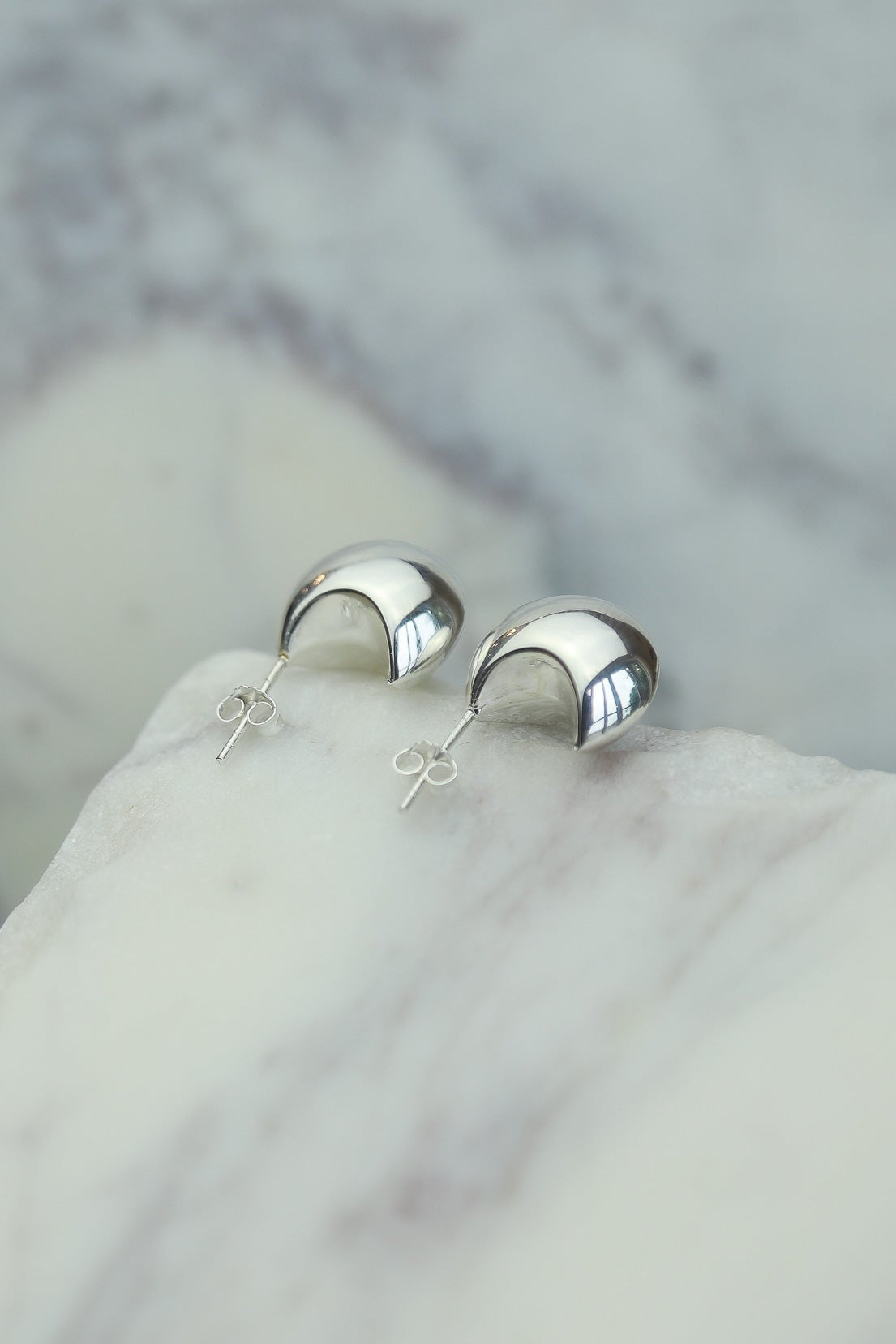 Silver Jali Earrings