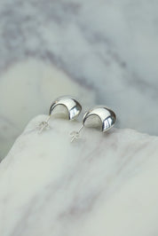 Silver Jali Earrings