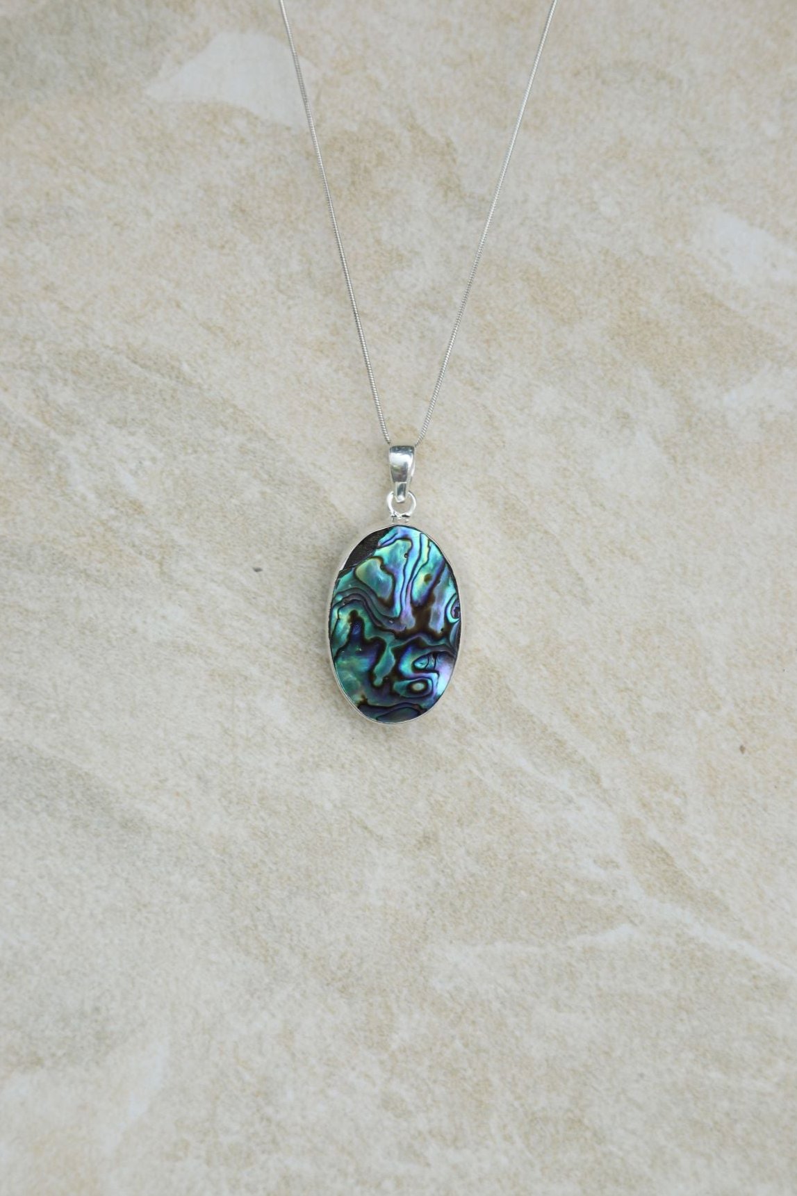 Large Paua Shell Pendant