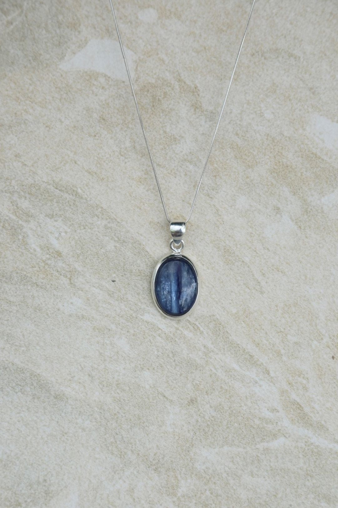 Oval Kyanite Pendant