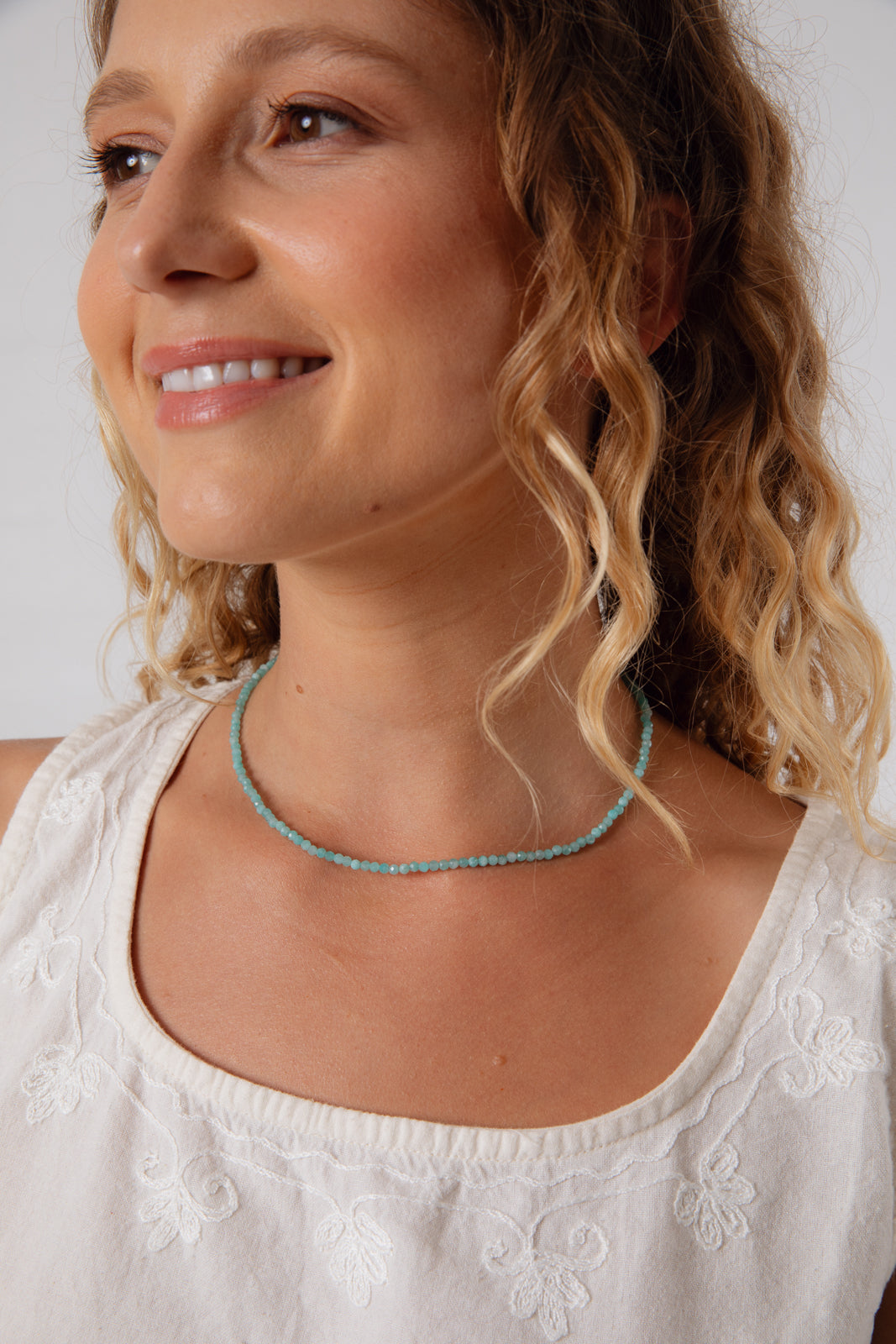 Amazonite Miah Necklace