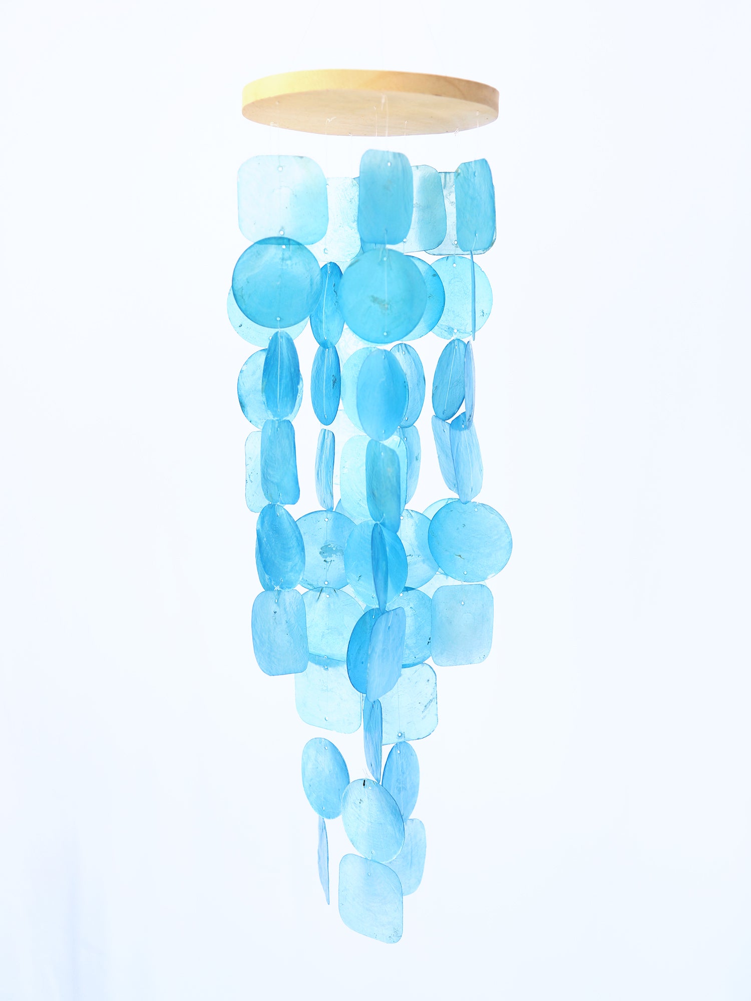 Aqua Serenity Capiz Windchime