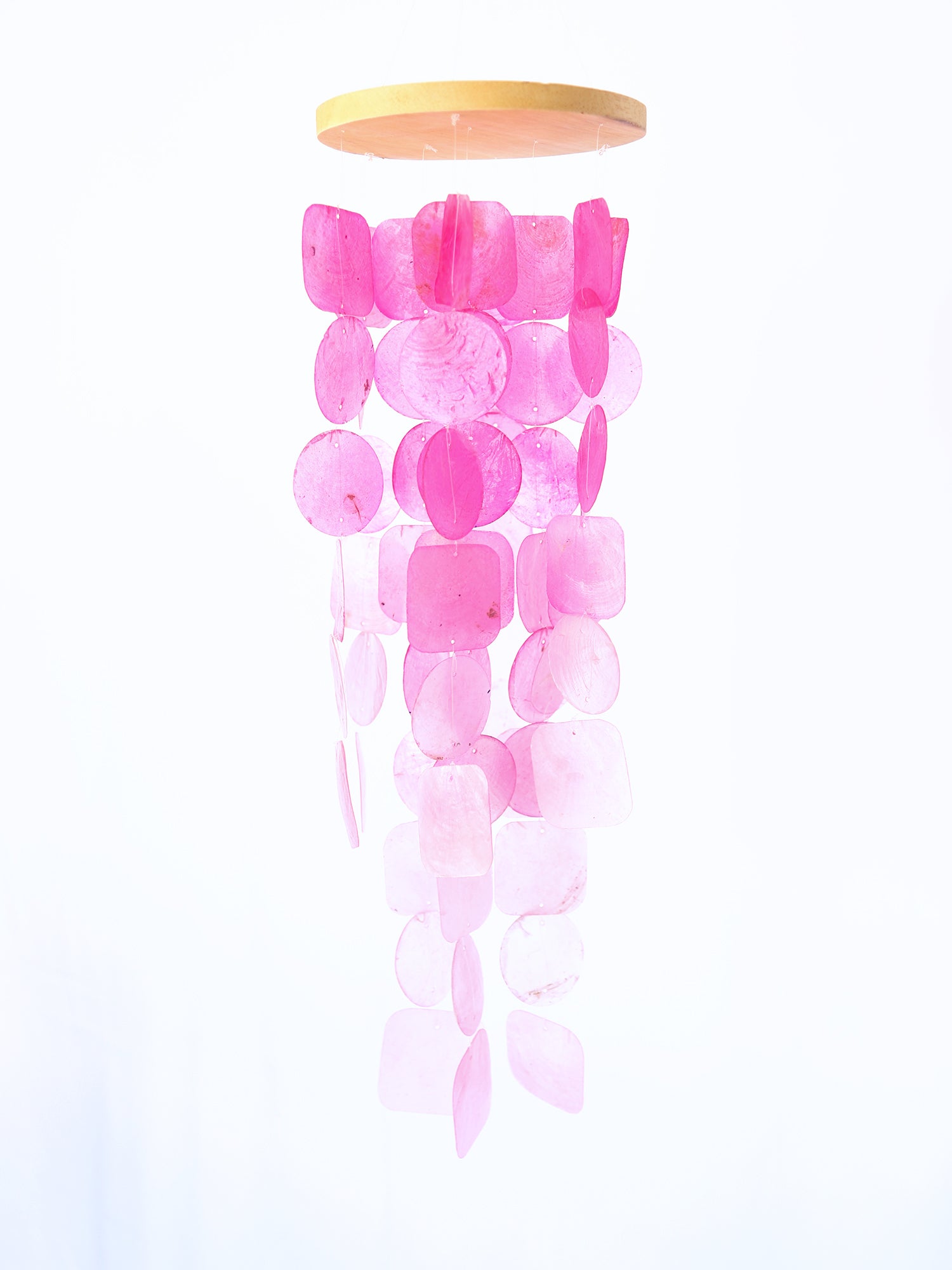 Blush Harmony Capiz Windchime