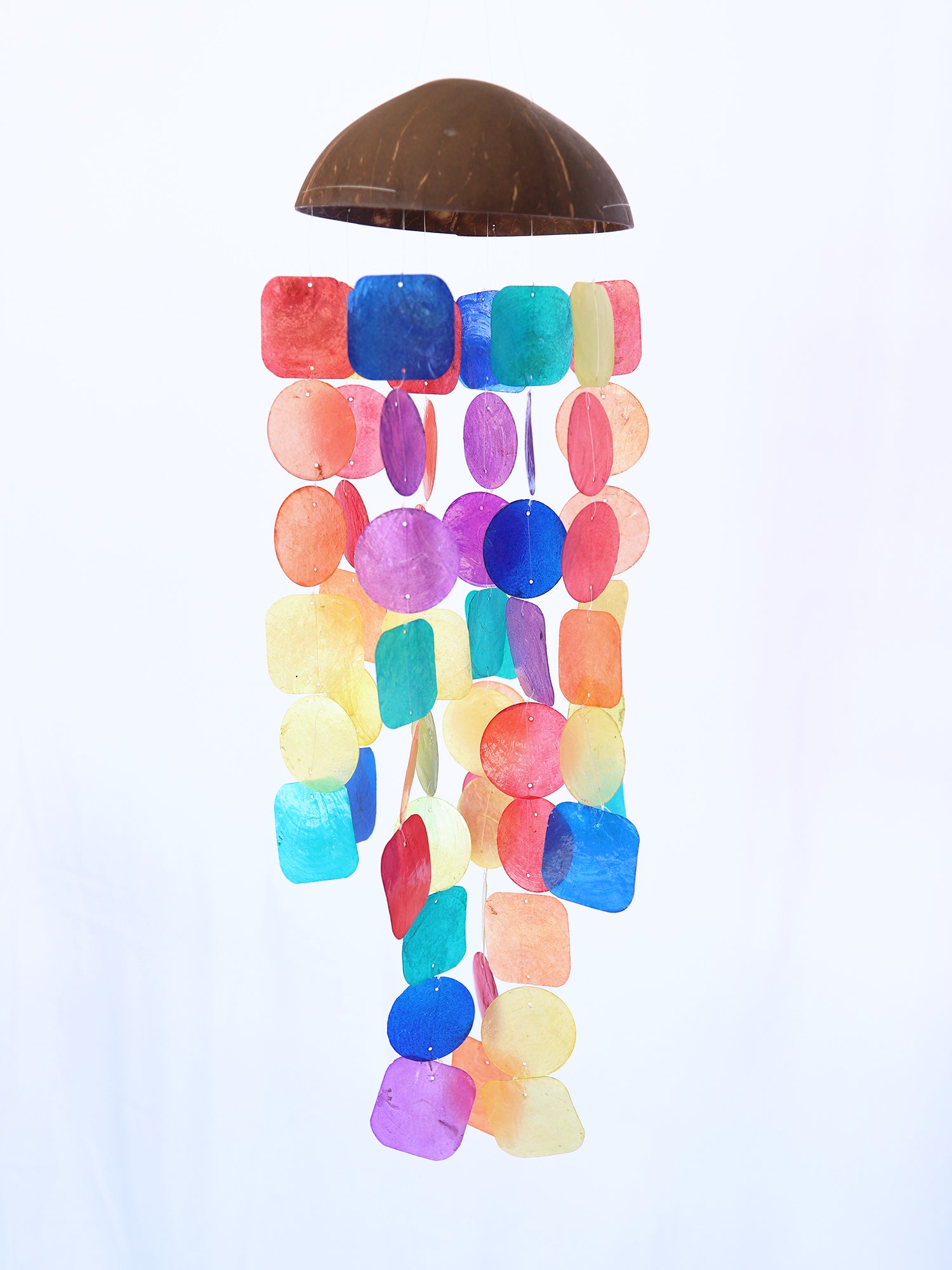 Rainbow Capiz Shell Chime