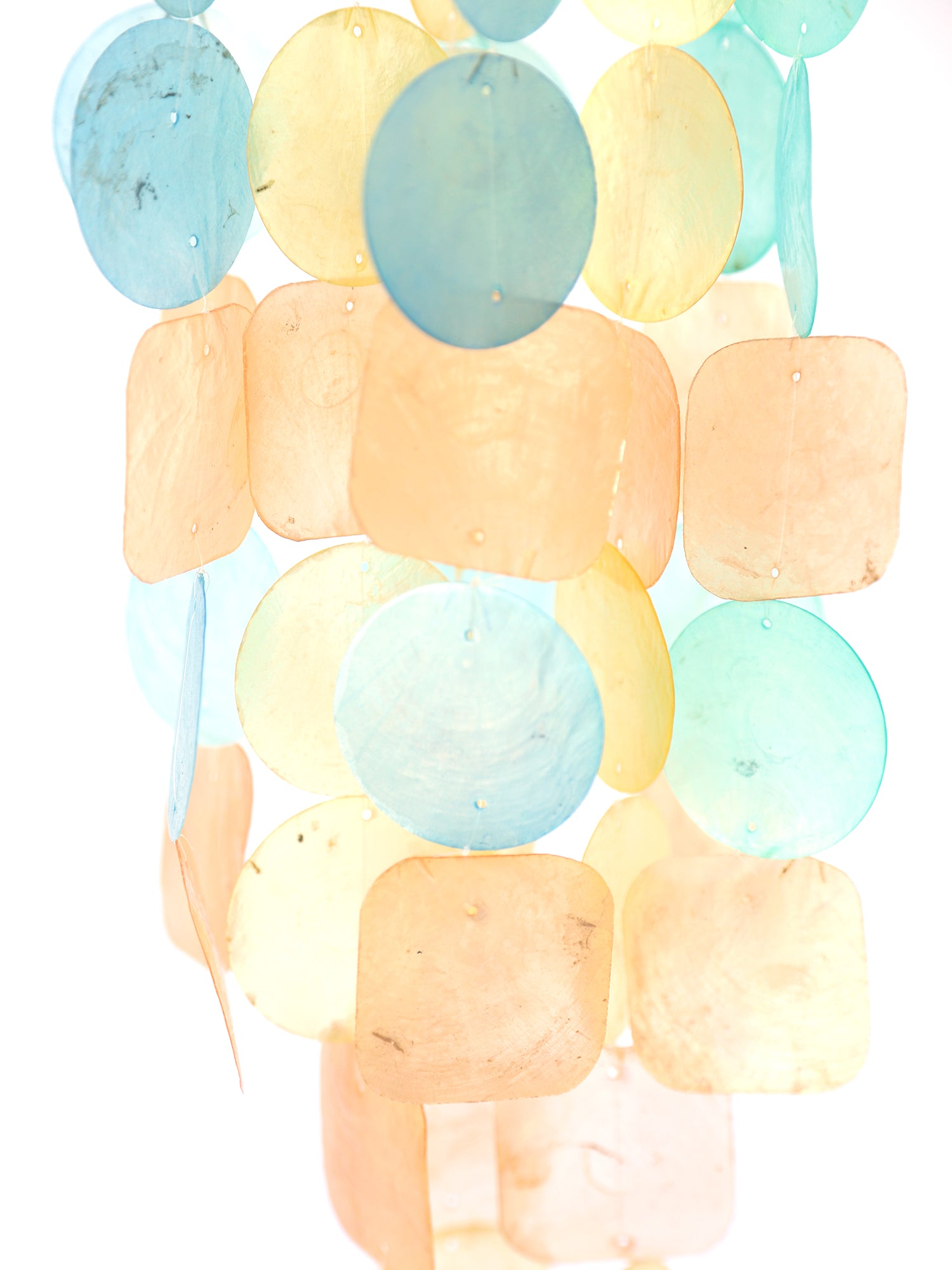 Sunlit Shell Capiz Windchime