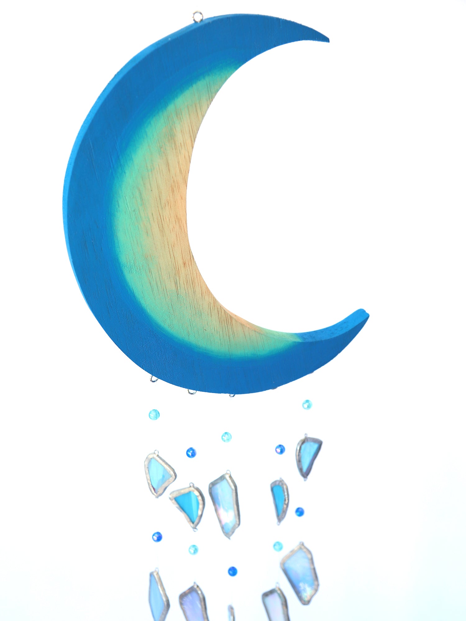 Wooden Moon Hanging