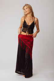 Beau Scarf Red