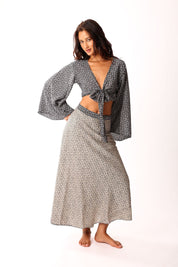 Long Wrap Skirt