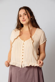 Sita Top with Frill