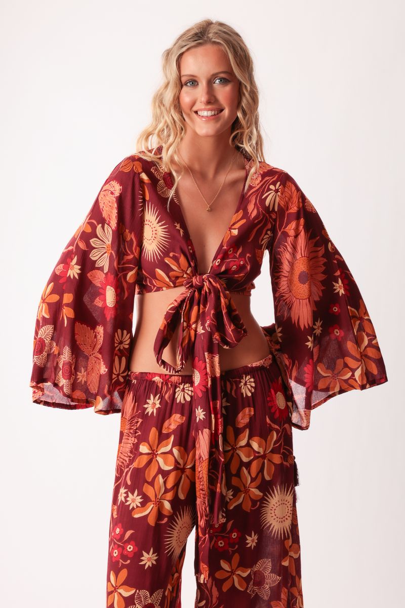 Lassi Wrap Top