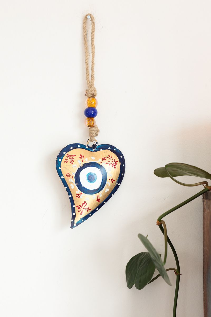 Blue Eye Hanging Heart