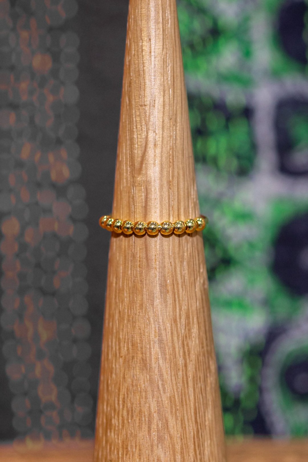 Gold Bella Bead Ring