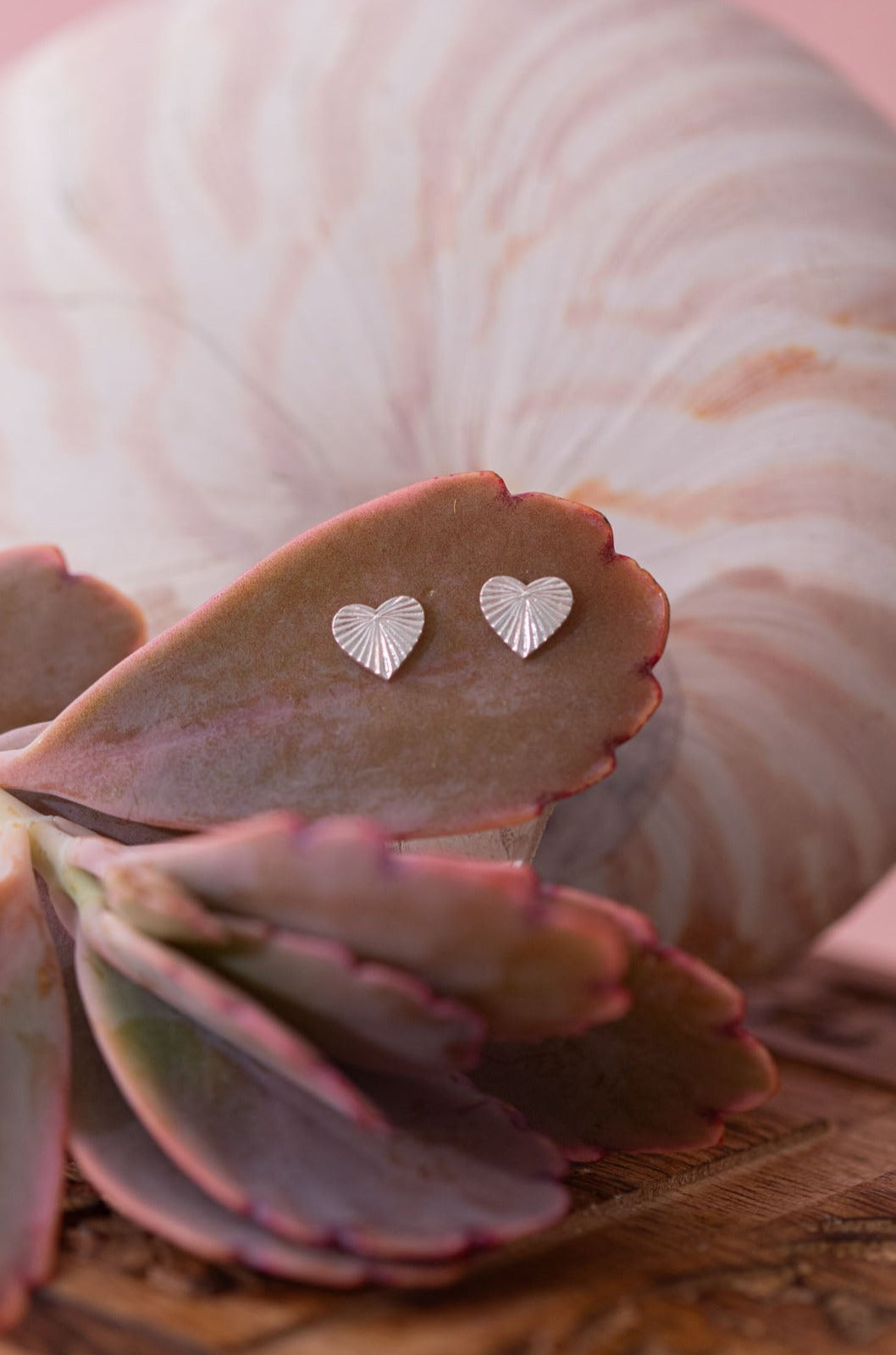 Libi Heart Studs