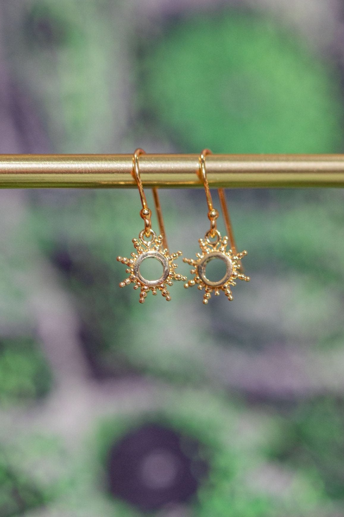 Gold Kiri Sun Earrings