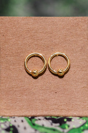 Gold Circle Studs