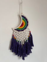 Moon Macrame Tassel Dreamcatcher