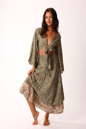 Long Wrap Skirt