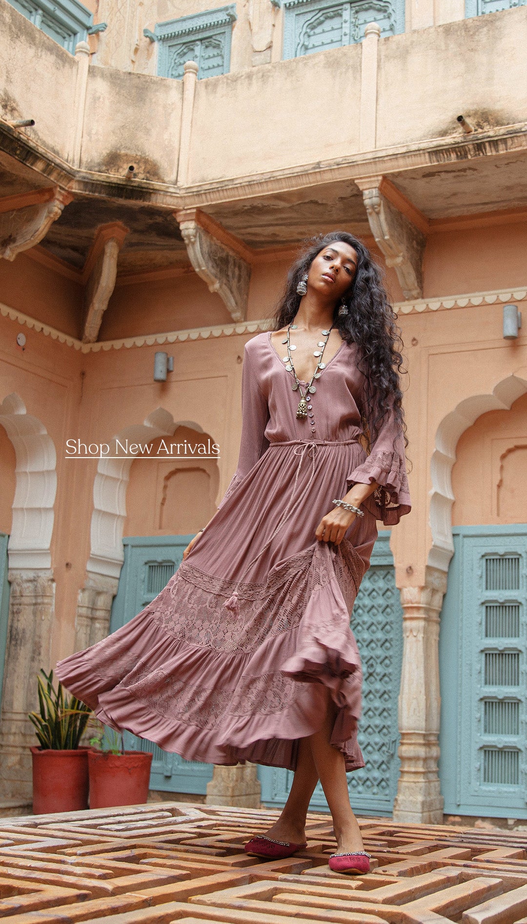 boho fashion dresses Dreams Maxi Dress Jade/Natural / L 6 XL 40.2 31.5 53.9 6 Bohemian Attire Bohemian Fashion Online