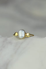 Gold Pearl Edna Ring