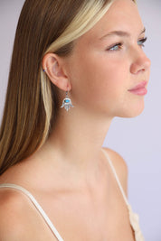 Blue Copper Turquoise Harta Earrings