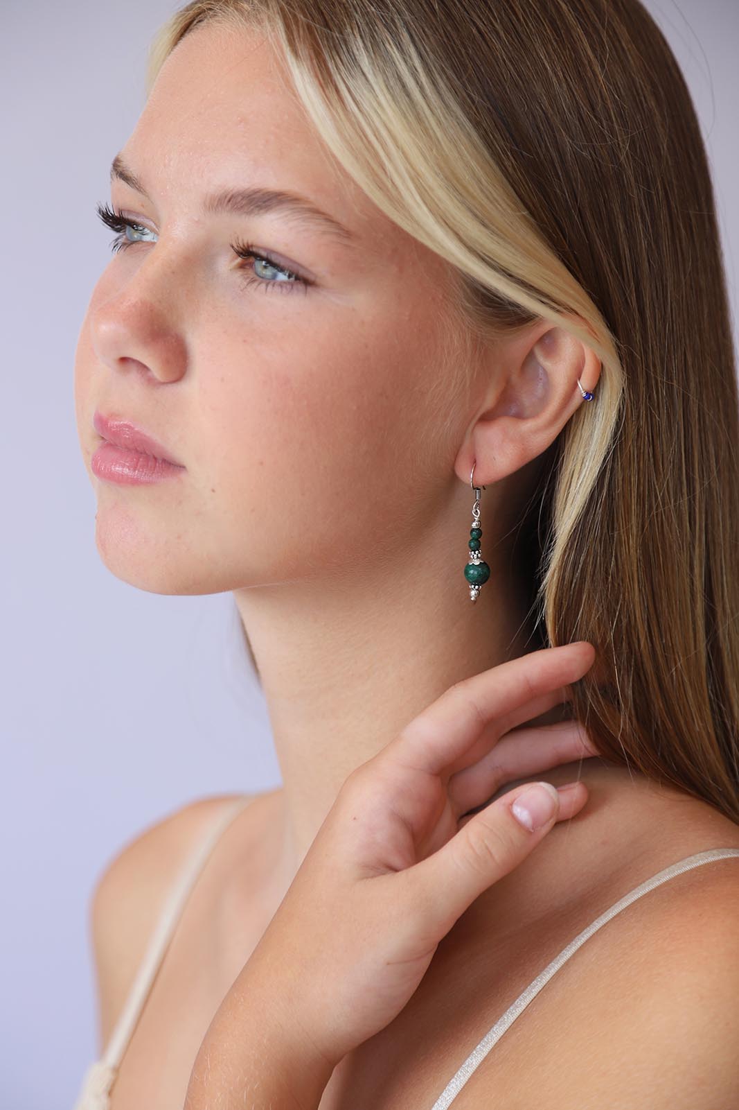 Malachite Mila Earrings