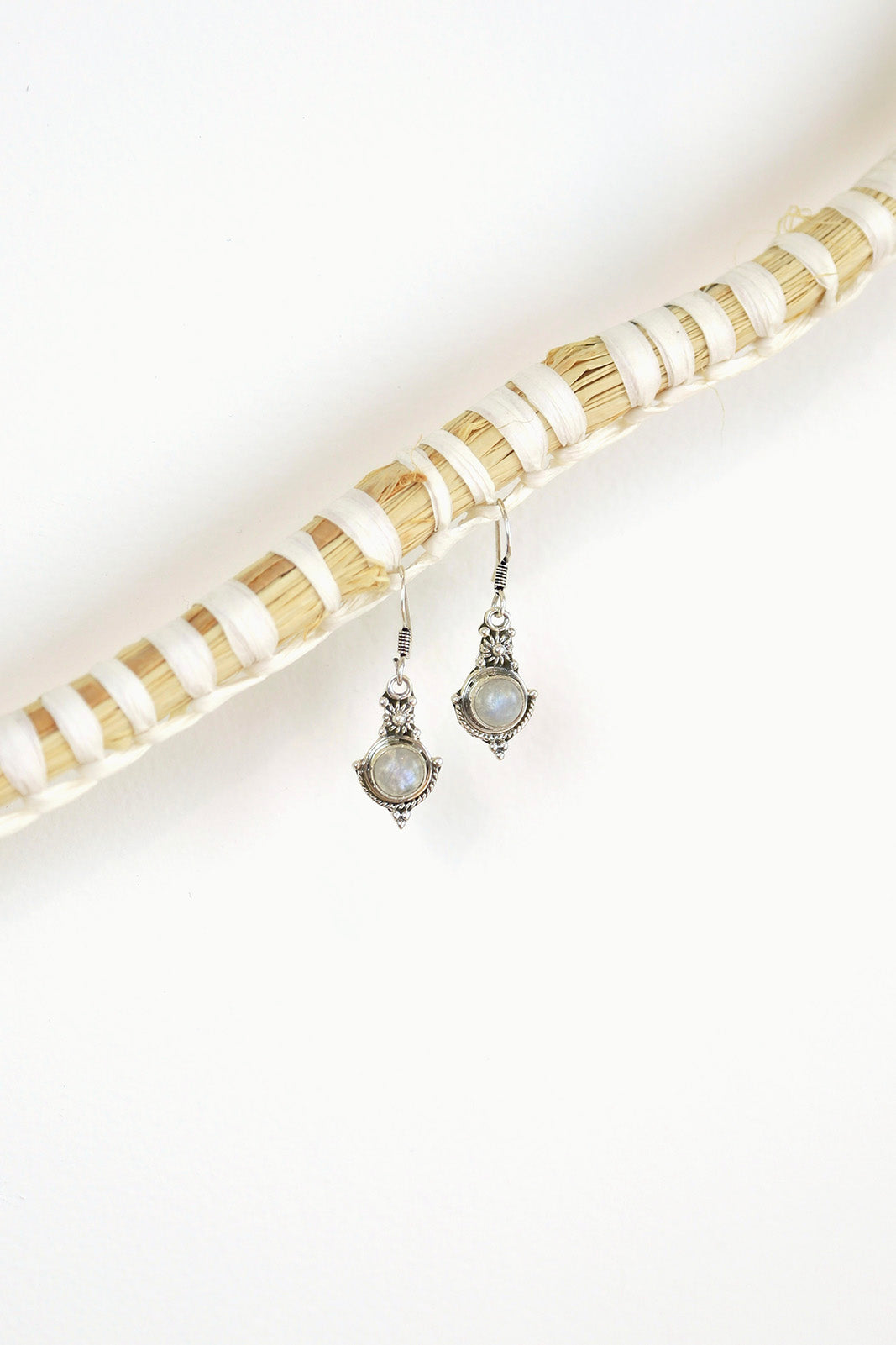 Rainbow Moonstone Valda Earrings