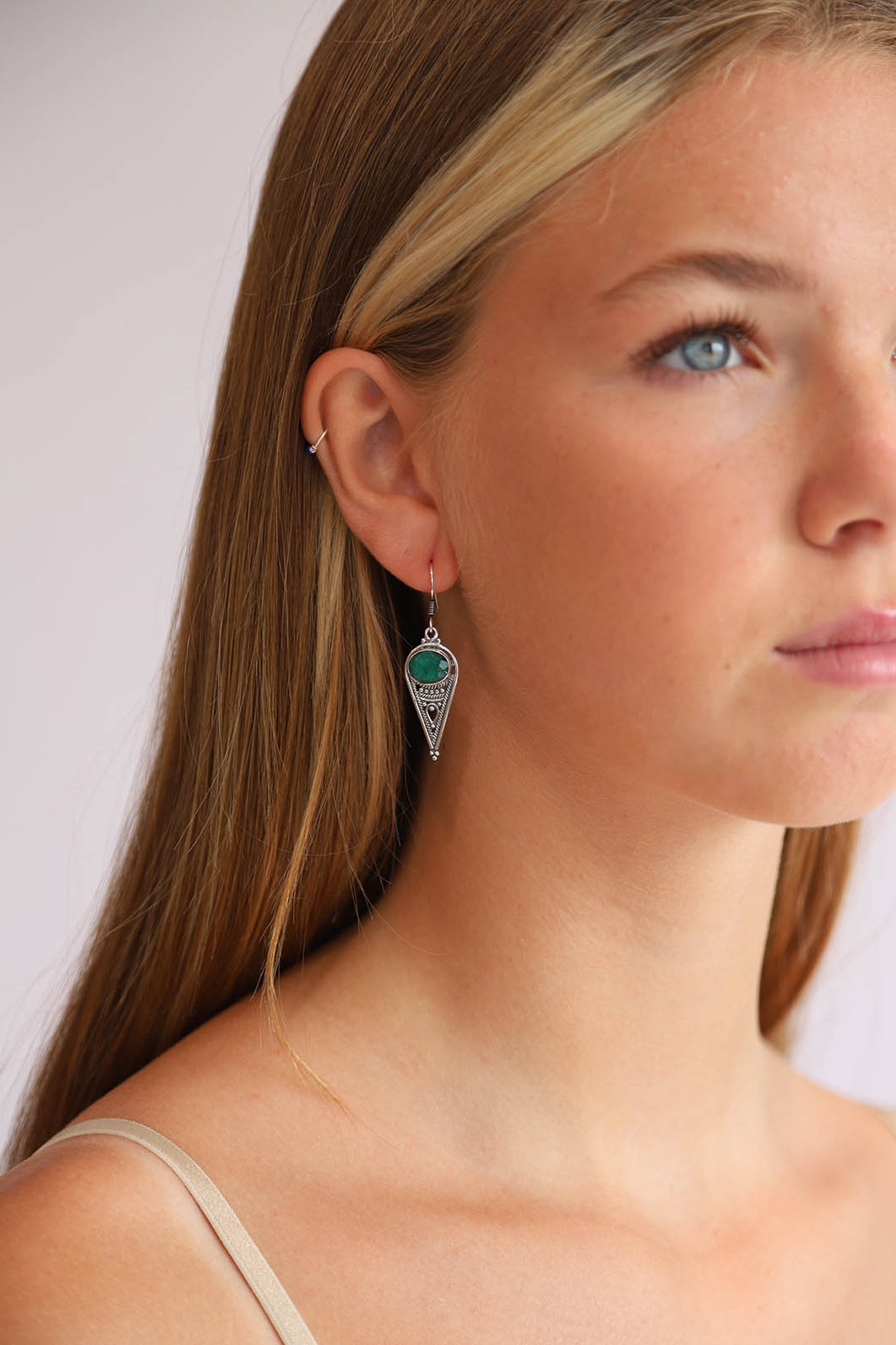 Emerald Regal Earring