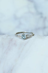 Blue Topaz Ivy Gemstone Ring
