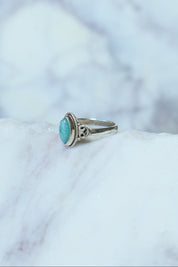 Amazonite Yasmin Marquise Ring