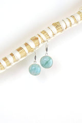 Larimar Round Drops