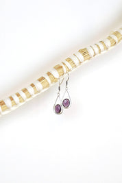 Amethyst Teardrop Earrings