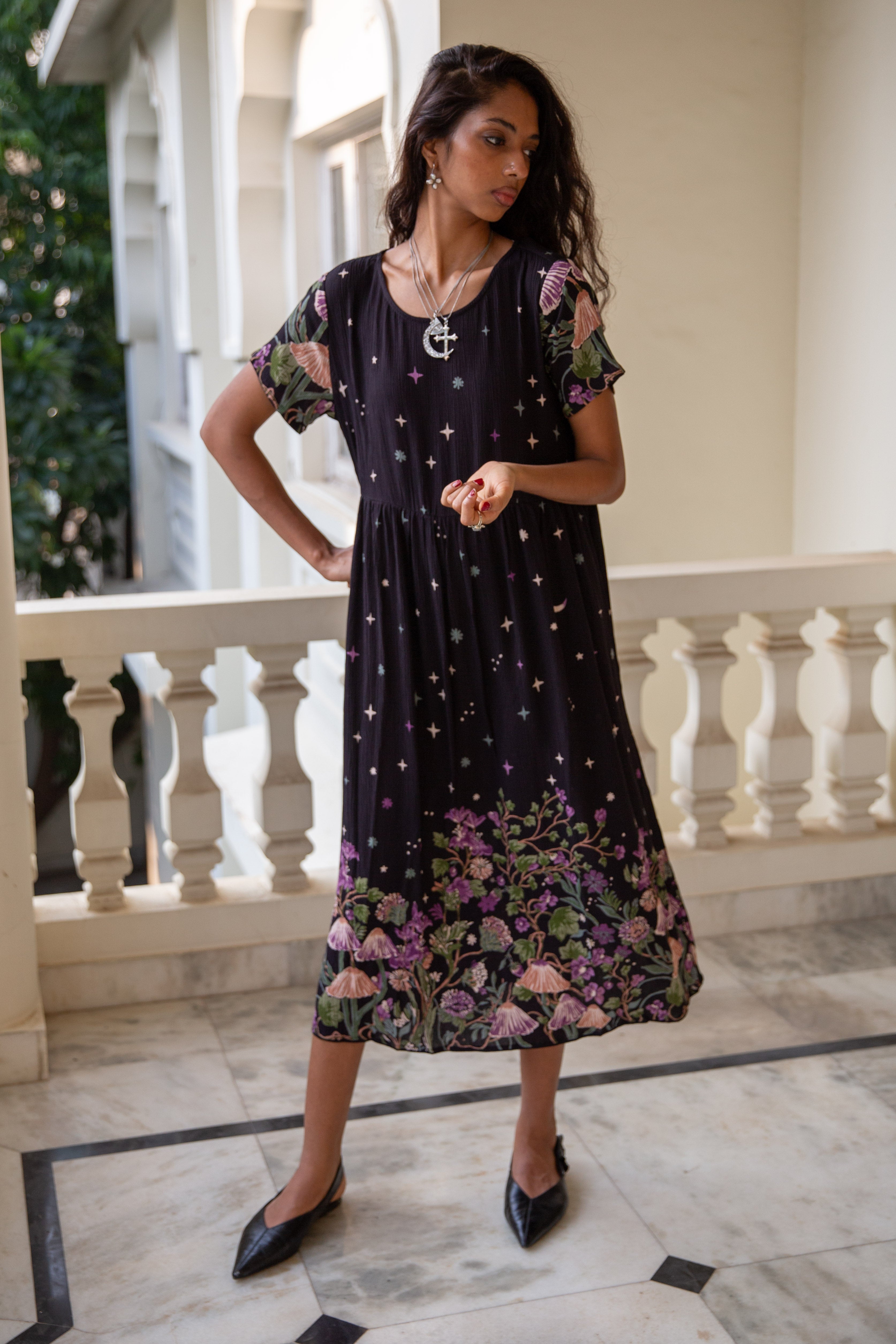 Scattered Flower Dress