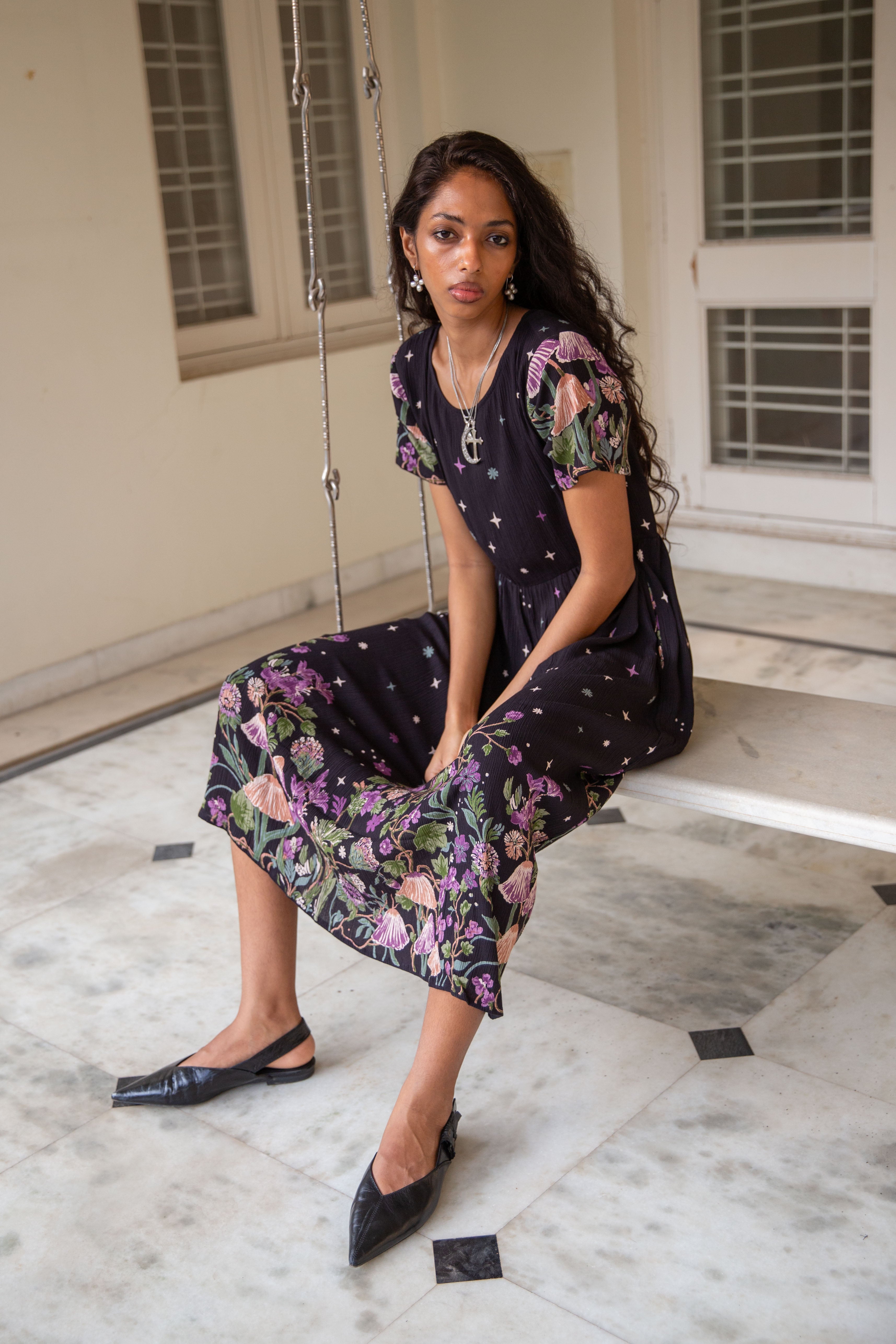 Scattered Flower Dress