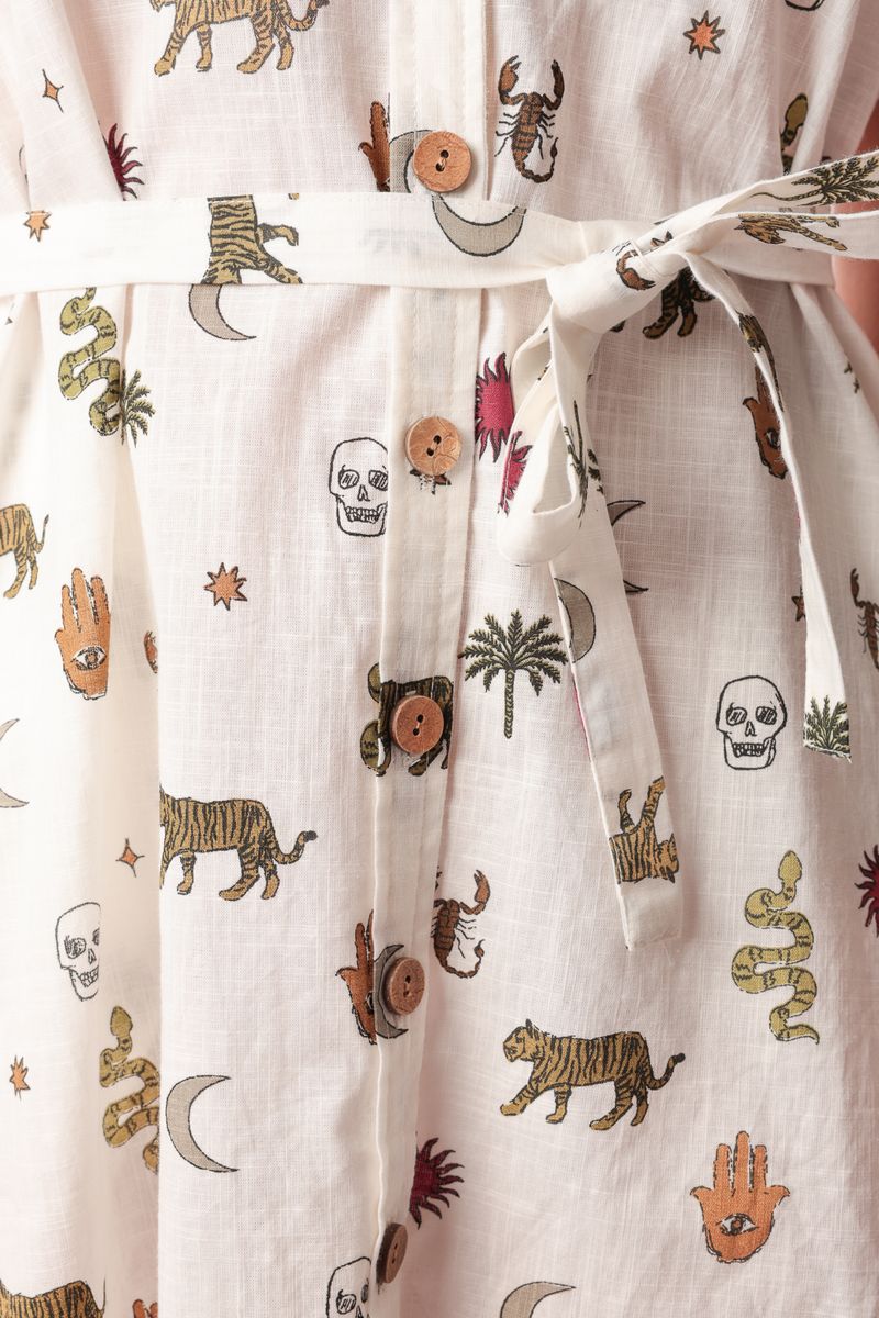 Taza Shirt Dress