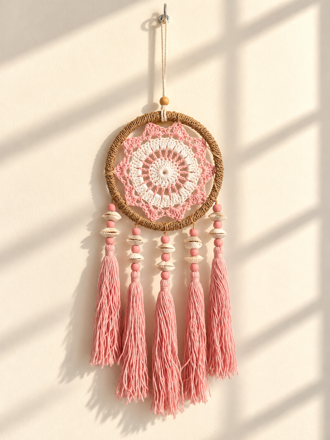 Angel Gemis Tassel Dreamcatcher