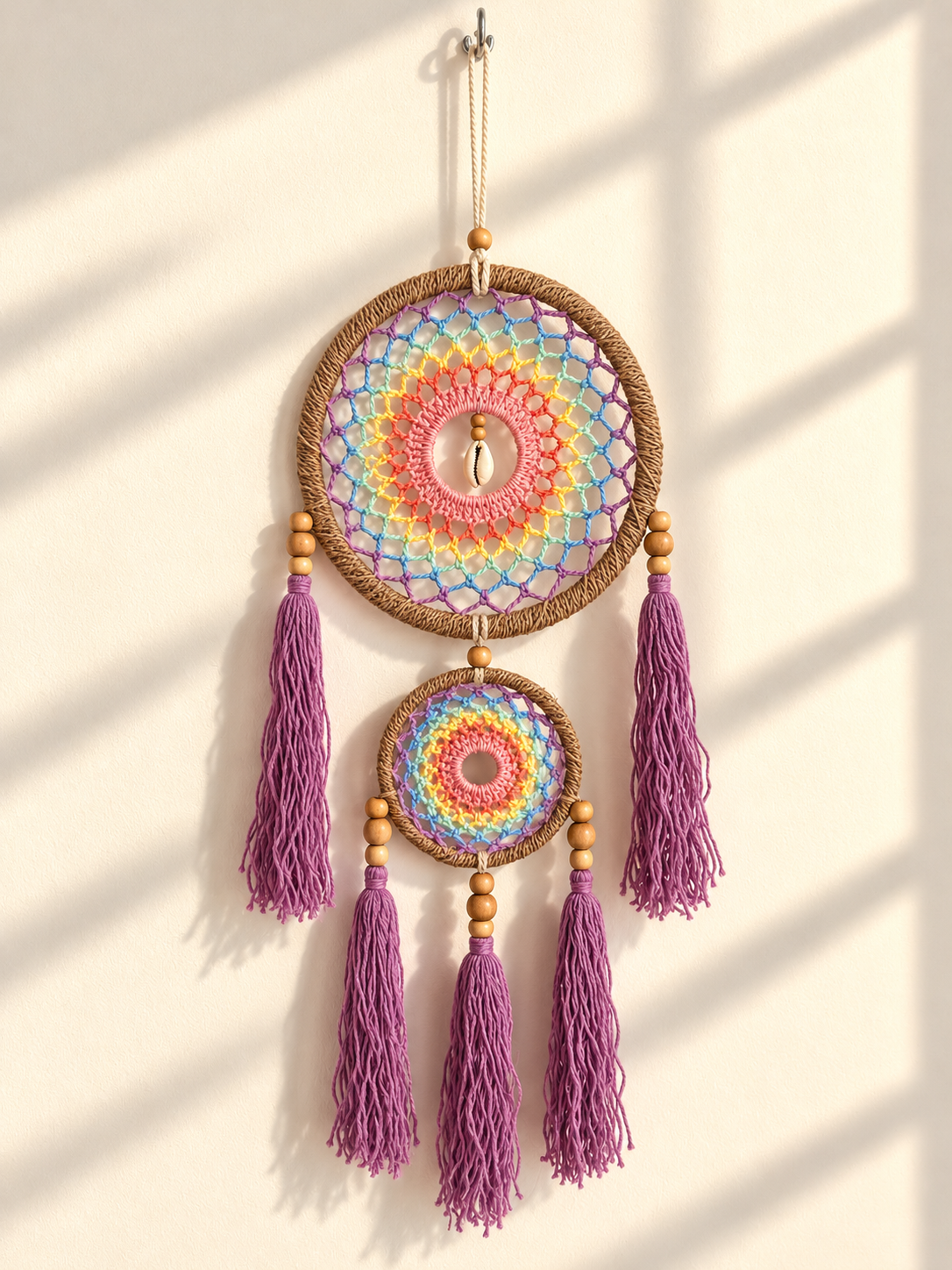 Croche Cowry Tassel Dreamcatcher