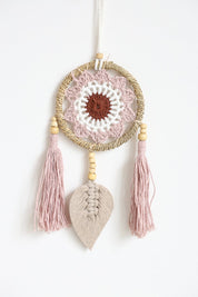 Brown Tassel Leaf Wall Hanging