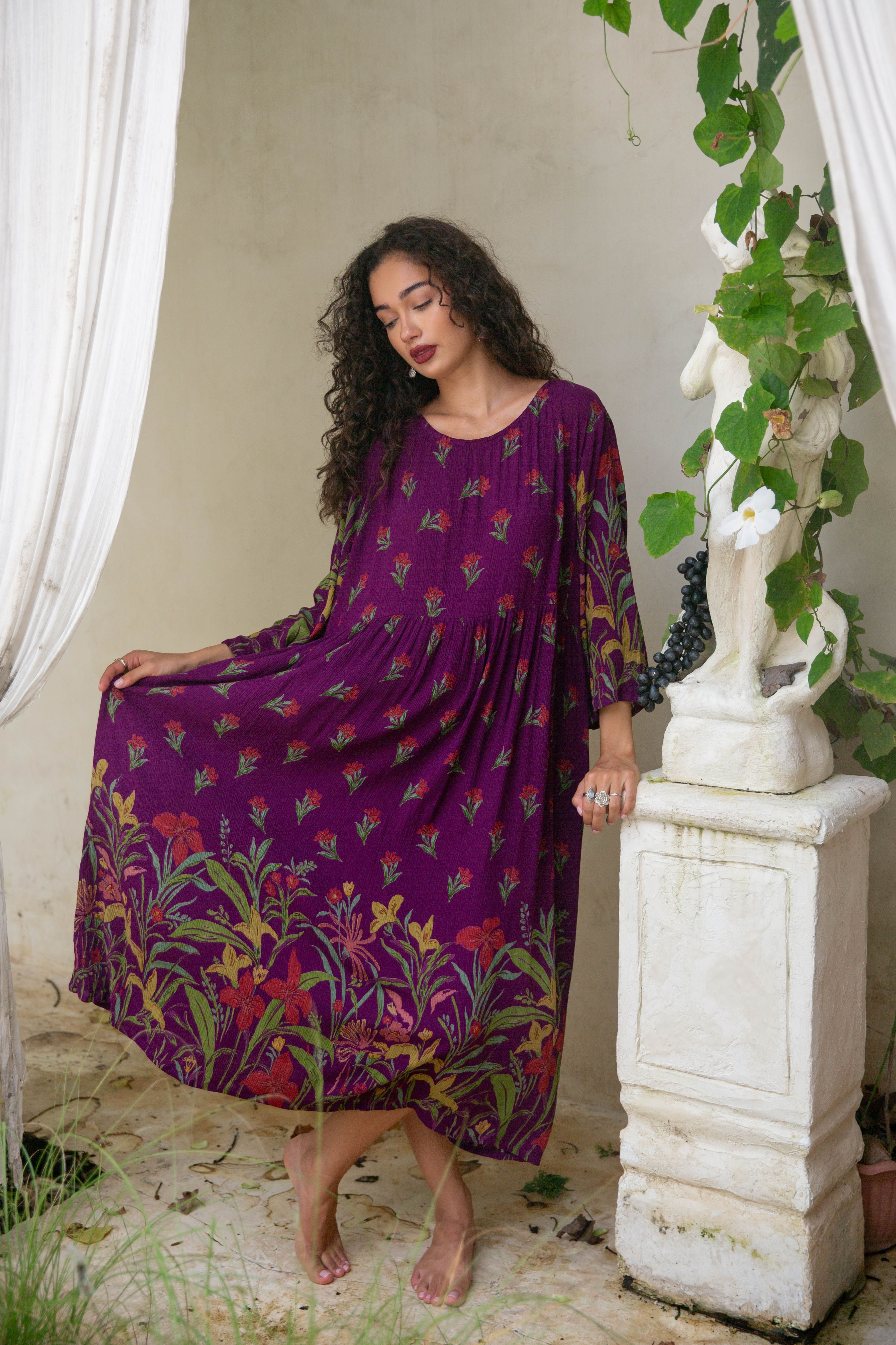 Scattered Flower Dress