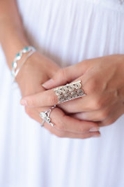 Spirals Statement Ring
