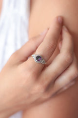 Anand Swirl Mystic Topaz Ring