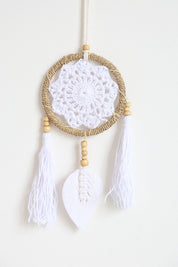 White Tassel Leaf Wall Hanging